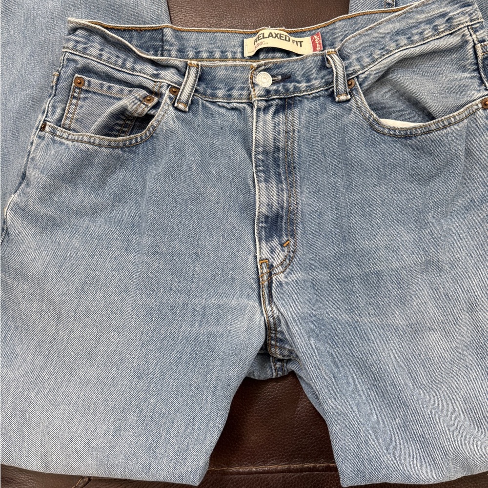 Men’s Levi’s 550 Relaxed Fit Blue Jeans size 34 x 30